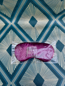 Satin Sleeping Eye Mask - Purple