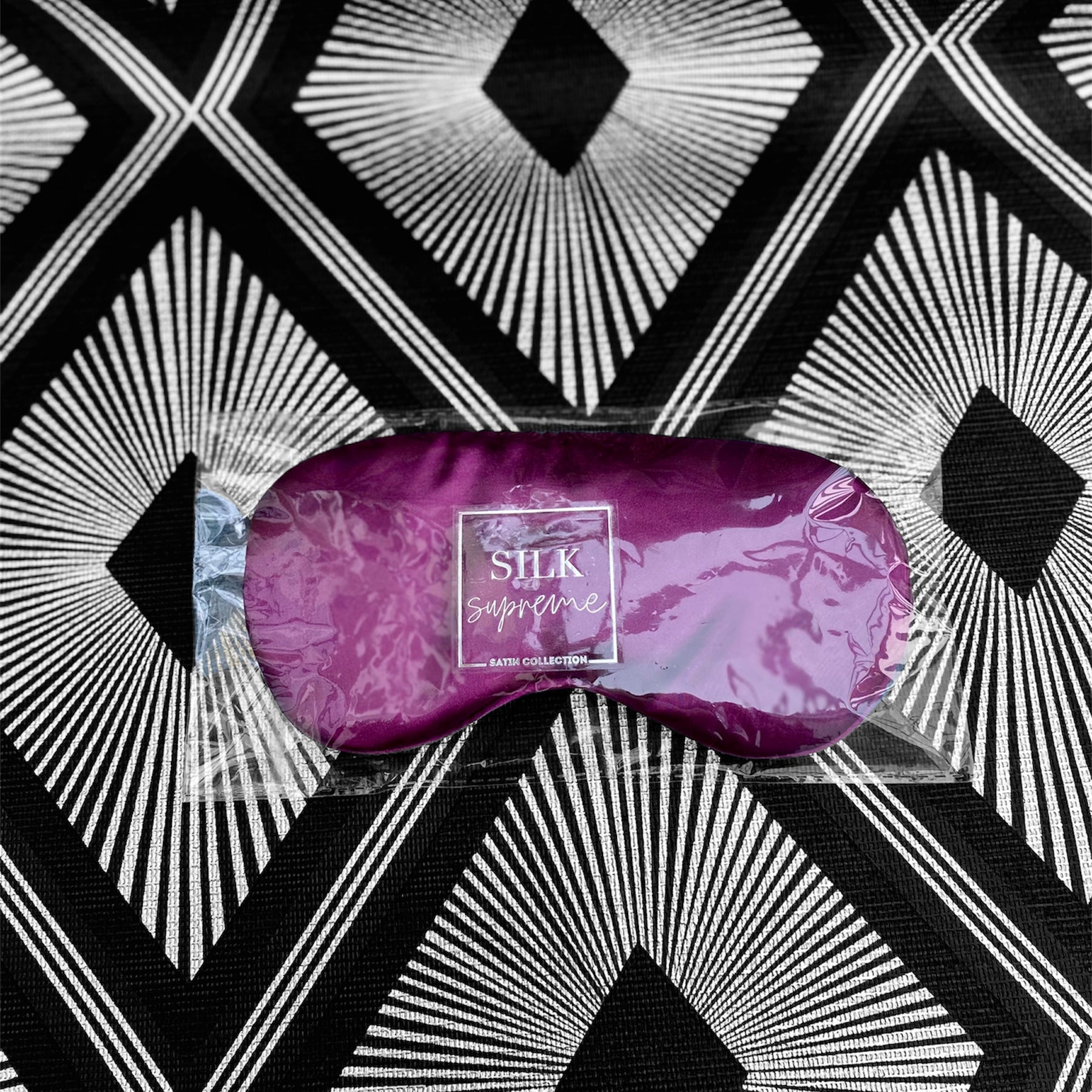 Satin Sleeping Eye Mask - Purple