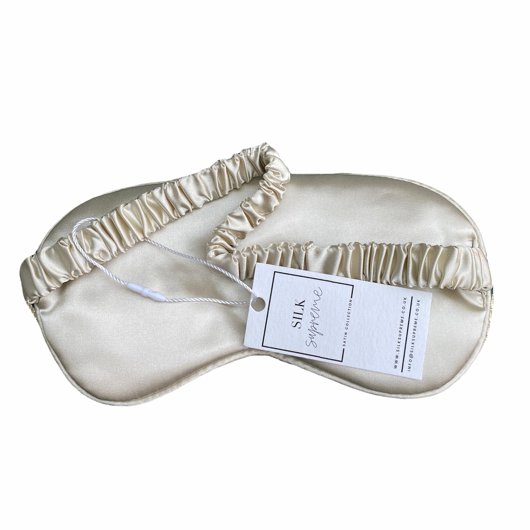 Satin Sleeping Eye Mask - Beige