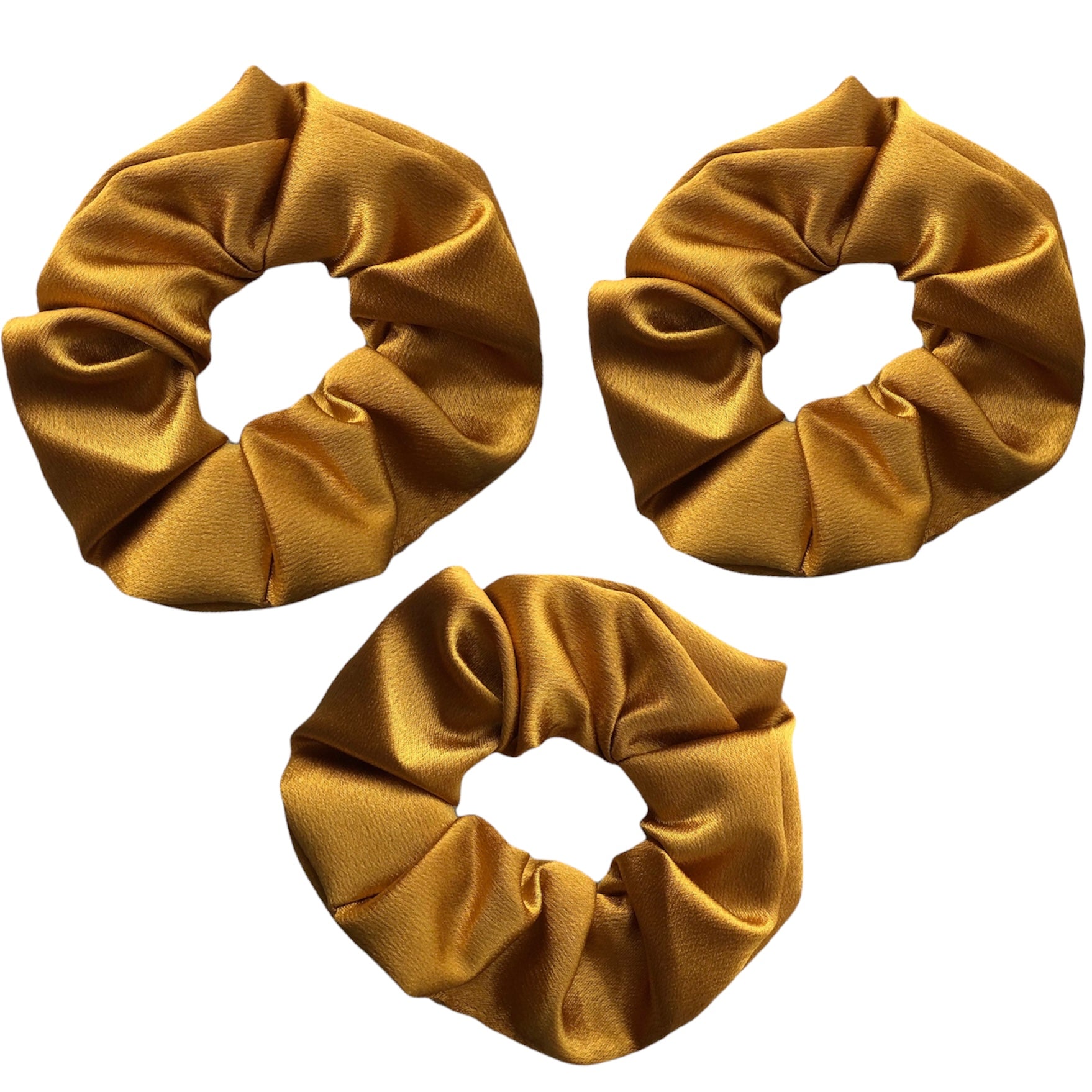 Bold Satin Scrunchie - Set of 3